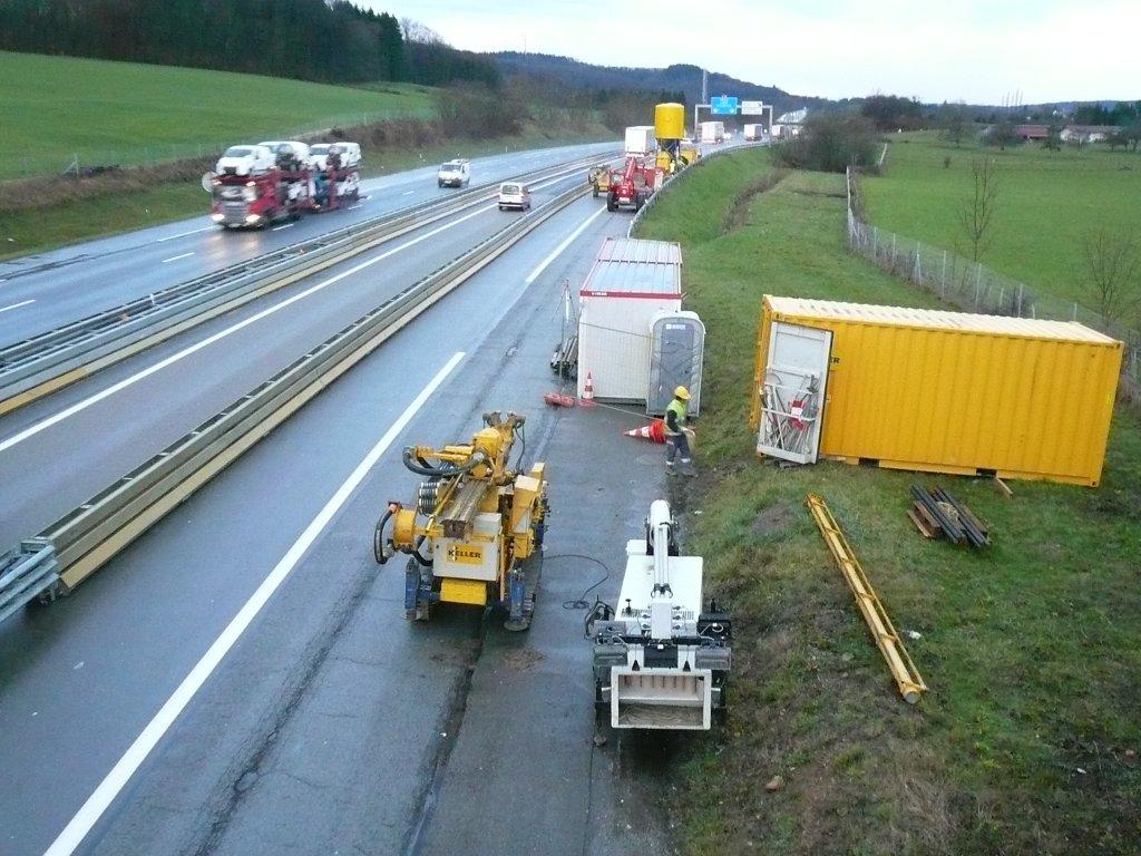 Comblement de vide application image vue autoroute