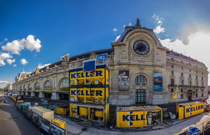 Vue sur le musée de la Gare d'Orsay