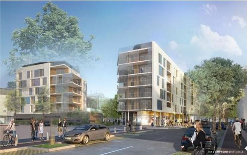 Ecoquartier Divercite à Voiron DSM vue archi