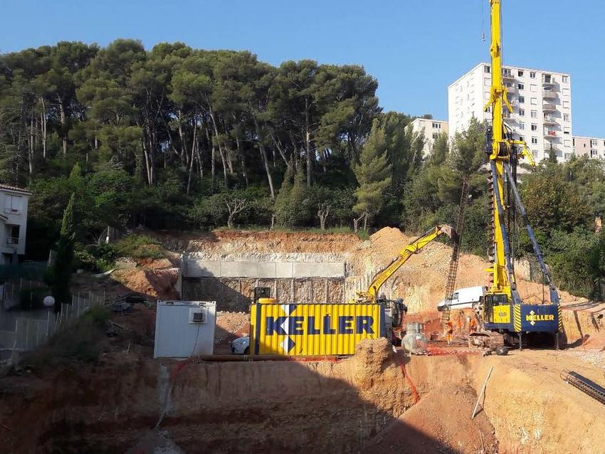 Véronèse Résidence, Toulon vue du site